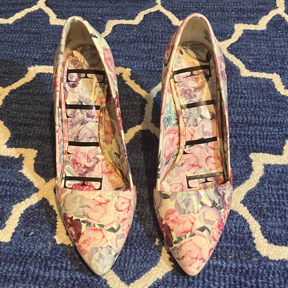 Elle Floral Patterned Women's Heels